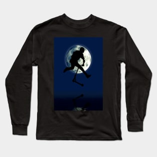 Night Scootering - Scooter Rider Long Sleeve T-Shirt